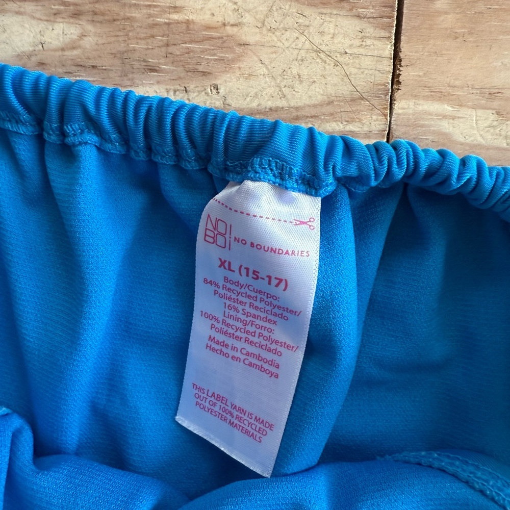 No Boundaries Vibrant Blue Bikini Bottom size xl - Picture 2 of 2